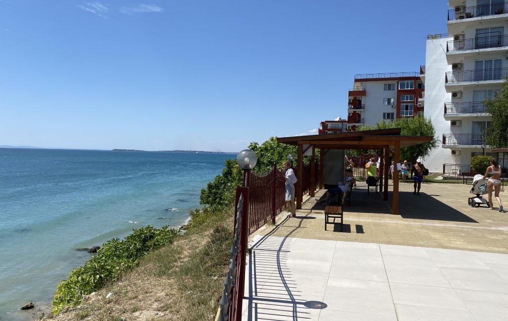 Apartament mobilat cu 2 camere cu vedere la mare in complexul Panorama Fort Beach, Sveti Vlas (32)