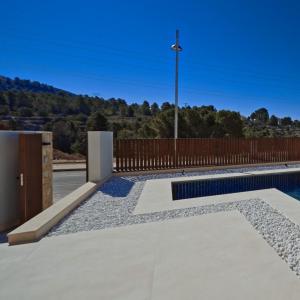 Vila modernă cu vedere la mare și munți în Finestrat, Spania