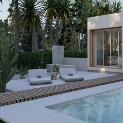 Vila Ibicencană într-un sat tradițional spaniol din Fortuna, Spania