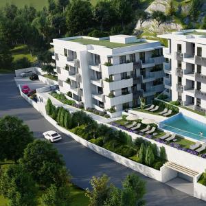 Apartament modern cu vedere la mare în Budva, Muntenegru